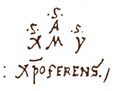 Christopher Columbus signature