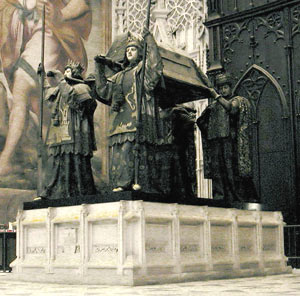 Columbus' Bones in Seville Cathedral ?